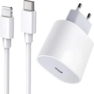 iPhone 20WATT 11 / 12 / 13 / Pro / Pro Max ile Uyumlu Type-C To Lighting  Şarj Aleti ve Cihazı