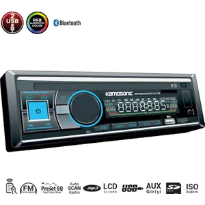Oto Teyp 4X50W Bt/2xusb/sd/fm/aux Kamosonic KS-MX700