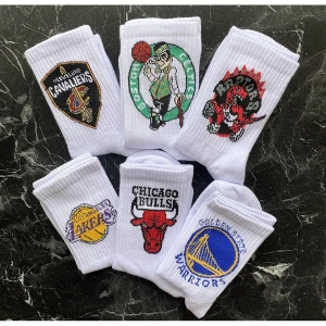 Çorap Dünyam Unisex 6 'li Seri Basketbol Neşeli Kolej Tenis Çorap