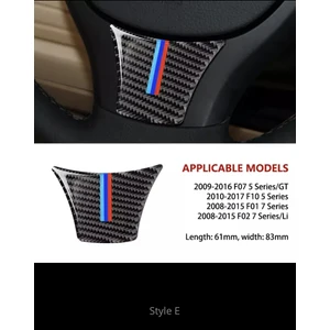 Bmw 2009-2016 F07(5)-2010-2017 F10-2008-2015 F01(7 )-2008-2015 F02 7/li Direksiyon Damla Stıcker(E)