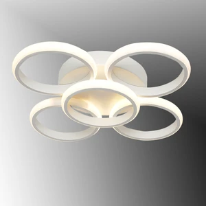 TT Aydınlatma TT304-4+1-BY Yuvarlak Tt Aydınlatma Mat Beyaz 5 Li LED Avize