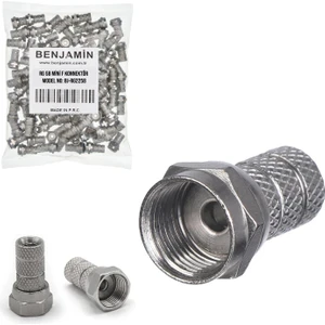 F Konnektör Dar Mini RG58 1.kalite (100 Adet) Benjamin BJ-RG2258