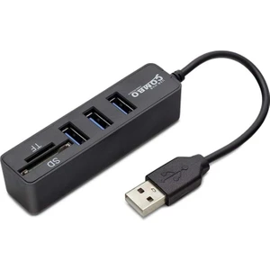 USB 2.0 Hub Çoklayıcı 3 Port Sd/tf Hadron HDX-7009
