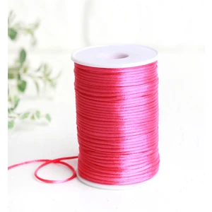 Fuşya floş ip (sıçan kuyruğu), 2 mm  5 metre