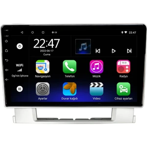 Opel Astra J Android 12 Kablosuz Carplay Navigasyon Multimedya Ekran Teyp - MY-0609W-OPEL Astra J