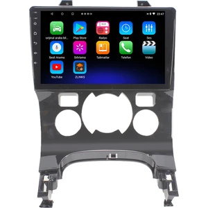 Peugeot 3008 Android 12 Kablosuz Carplay Navigasyon Multimedya Ekran Teyp - MY-0609W-