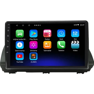 Renault Taliant Android 12 Kablosuz Carplay Navigasyon Multimedya Ekran Teyp - MY-0609W-RENAULT Taliant