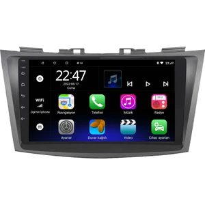 Suzuki Swift Android 12 Kablosuz Carplay Navigasyon Multimedya Ekran Teyp - MY-0609W-SUZUKİ Swift