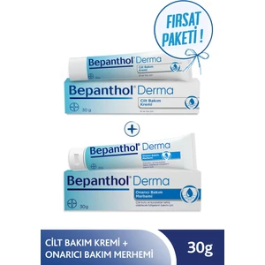 Onarıcı Bakım Merhemi 30 gr & Cilt Kremi 30 gr - El ve Günlük Yüz, Vücut Yoğun Nemlendirici Bakım