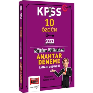 Yargı Yayınevi KPSS 2023 Eğitim Bilimleri Tamamı Çözümlü Anahtar 10 Özgün Deneme