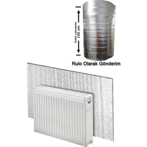 3 Metre Kalorifer Peteği Arkası Isı Yalıtım ve Izolasyon Levhası Radyatör Arkalığı Yalıtım Malzemesi
