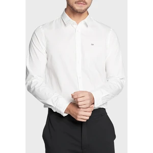 Calvin Klein Pamuklu Slim Fit Ince Poplin Streç Gömlek Erkek Gömlek K10K110856 Yaf
