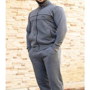 Tam Fermuarlı Antrasit Eşofman Takımı