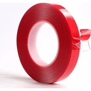 Çift Taraflı Şeffaf Güçlü Yapıştırıcı Montaj Bandı 20MM x 5 Metre