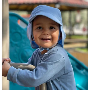Flap Lejyoner, Ense Korumalı, Boyundan Bağlamalı, Çocuk Bebek Güneş Şapka, Ekoteks 100 Sertifikalı