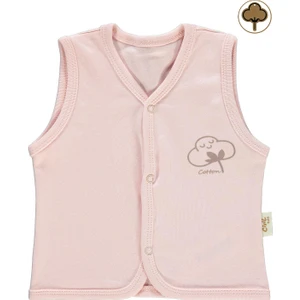Civil Baby Bebek Organik Yelek 0-12 Ay Pembe
