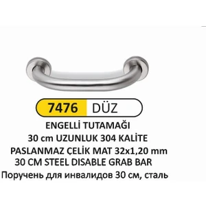 Arı Metal Engelli Tutamak 30 cm Çelik