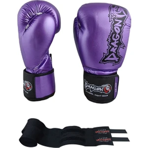 Favela Boks Eldiveni Kick Boks Muay Thai Eldiveni ve Whiteface Boks Bandajı 2’li Set 30126