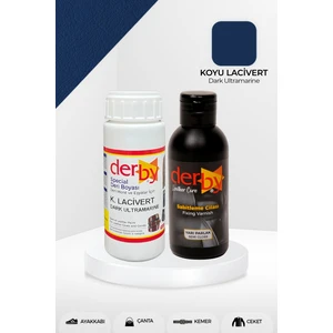 Special Deri Boyası ve Cilası - 2'li Set / Mont - Eşya - Çanta - Cüzdan - Kemer 100 ml - Kartela Renkleri