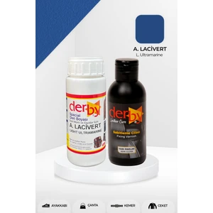 Special Deri Boyası ve Cilası - 2'li Set / Mont - Eşya - Çanta - Cüzdan - Kemer 100 ml - Kartela Renkleri