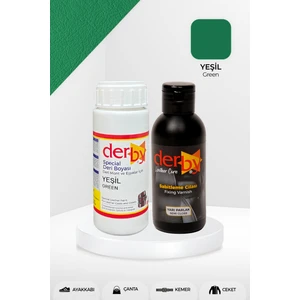 Special Deri Boyası ve Cilası - 2'li Set / Mont - Eşya - Çanta - Cüzdan - Kemer 100 ml - Kartela Renkleri