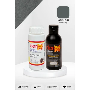Special Deri Boyası ve Cilası - 2'li Set / Mont - Eşya - Çanta - Cüzdan - Kemer 100 ml - Kartela Renkleri