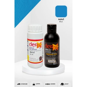 Special Deri Boyası ve Cilası - 2'li Set / Mont - Eşya - Çanta - Cüzdan - Kemer 100 ml - Kartela Renkleri
