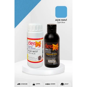 Special Deri Boyası ve Cilası - 2'li Set / Mont - Eşya - Çanta - Cüzdan - Kemer 100 ml - Kartela Renkleri