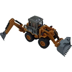 PopŞeker Metal Iş Makinaları Ekskavatör Kepçe Glw Oyuncak Iş Makinaları Buldozer Ekskavatör 34CM.