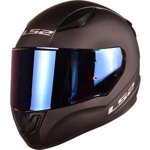 Ls2 Rapıd Mat Siyah Kask ( Mavi +Şeffaf Cam )