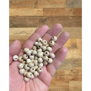 Flea Market 10 mm Ahşap Boncuk 100 Gram