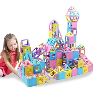 Çocuklar Için 3D Manyetik Bloklar, Eğitici Oyuncaklar (80 Adet)(Yurt Dışından)
