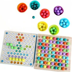 Montessori Ahşap Boncuk Oyunu Eğitim (Yurt Dışından)