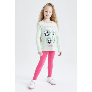 Kız Çocuk Slim Fit Basic Bilek Boy Tayt H9609A622AU