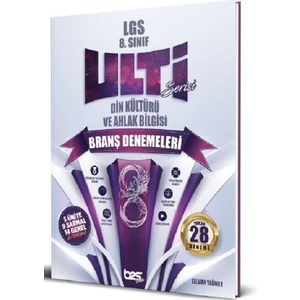 Bes yayınları 8. Sınıf LGS Din Kültürü ve Ahlak Bilgisi Ulti Serisi Denemeleri