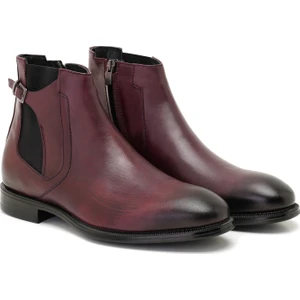 Delmar Bordo Erkek Deri Bot