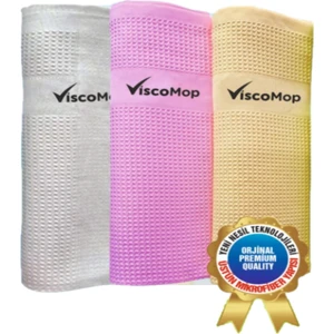 Orjinal Baskılı 3'lü Mikrofiber Temizlik Bezi