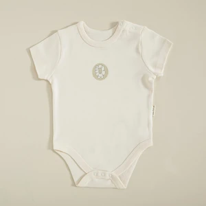 Organic Kısa Kollu Body Ekru