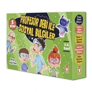 Profesör Debi Ile Sosyal Bilgiler Seti (5 Kitap) - Birsen Ekim Özen