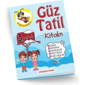 Atom Karınca Yayınları Orka Çocuk Yayınları  3.sınıf Güz Tatil Kitabı
