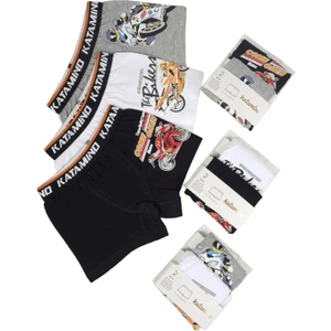Erkek Çocuk Motorsikletli 2'li Boxer Set 128270 Lacivert-Beyaz