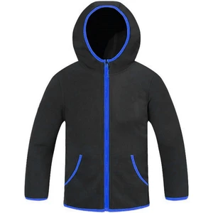 Erkek ve Kız Çocuk Polar Kapüşonlu Fermuarlı Sweatshirt