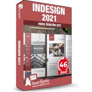 Sanal Öğretim Indesign 2021 Video Ders Eğitim Seti