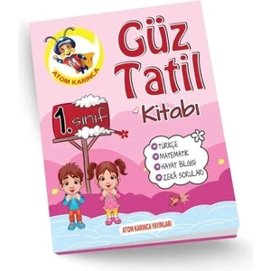 Atom Karınca Yayınları Orka Çocuk Yayınları  1.sınıf Güz Tatil Kitabı