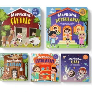 Merhaba Serisi Cırt Cırtlı Kitap Seti (5 Kitap)