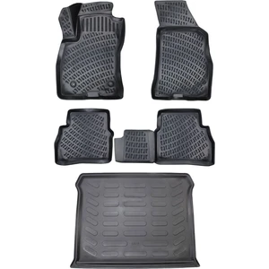 Fiat Doblo 2010-2021 3D Havuzlu Paspas+Bagaj Havuzu Seti