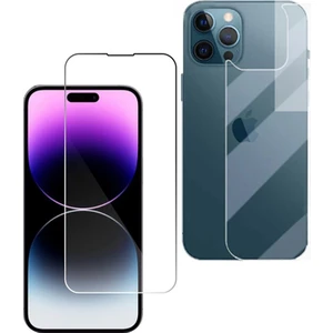 iPhone 14 Pro Max Ekran Koruyucu Nano 2 Adet Ön Arka