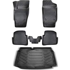 Vw Polo 2009-2017 3D Paspas+Alt Bagaj Havuzu Seti