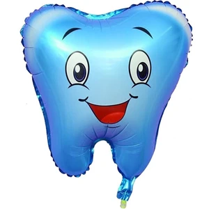 Çıtı Pıtı Store Folyo Balon Diş Mavi