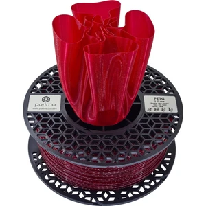 Petg Transparan Filament - 1.75MM Şarap Kırmızı 1kg